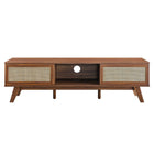 Modway - Soma 60 po Meuble TV, Noyer-Capacité de poids : 192 lb.