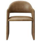 Modway - Talia Cuir végane Fauteuil à manger - Toast-8