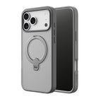 AXS - PROShield Stand MagSafe Compatible Apple iPhone 17 Pro Max - Gris-Rebords surélevés pour protéger l’écran et la caméra contre les impacts