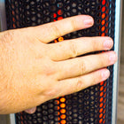 EnerG+ - 1500-Watt Infrared Portable Electric Outdoor Heater-Avec la protection anti brûlure cette chaufferette est sécuritaire pour utilisation proche d'enfants ou d'animaux.