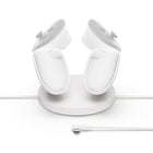 Meta - Station de charge compacte Quest pour Meta Quest 3 et 3S - Blanc-Pour les casques Meta Quest 3 et 3S