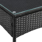 Manhattan Comfort - Ensemble de salon de patio moderne Noli pour 2 personnes avec table d’appoint - Noir et crème - Lot de 3-10