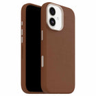 OtterBox - Étui Symmetry Cactus Leather MagSafe avec Contrôle de la Caméra pour iPhone 17 - Selle Dessert Brun-Drop+ | 3 fois plus de chutes que la norme militaire (MIL-STD-810G 516.6)