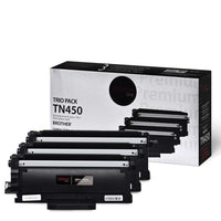 Premium Tone - Brother TN450 Compatible Trio Pack-Rendement: 3x2600