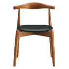 Modway - Stalwart Restauration Fauteuil d’appoint - Noir noyer foncé-8