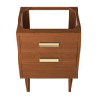 Modway - Cassia 24" Bois de teck Armoire de toilette de salle de bain (lavabo non inclus) - Naturel-9