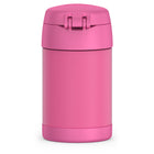 Thermos - Pot alimentaire avec cuillère Thermos FUNtainer - 470 ml - Rose fluo-Cuillère pliante incluse