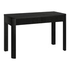 Hudson&Canal - Bureau Mendoza 48'' - Grain noir-Un design contemporain moderne pour votre bureau à domicile, votre coin cuisine, votre bureau et plus encore