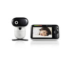 Motorola - Moniteur bébé PIP1610 Connect Wi-Fi HD motorisé - Blanc-Visualisation haute définition - Profitez de nouveaux niveaux de clarté avec le moniteur haute définition 720p