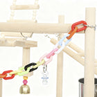 PawHut - Aire de jeux pour perroquet, perchoir avec jouets-Convient aux perruches, calopsittes, conures, inséparables et autres petits oiseaux similaires 