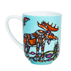 Oscardo - Tasse porcelaine « Moose » de John Rombough - 485 ml-Passe au micro-ondes et au lave-vaisselle - Conçu pour une utilisation quotidienne pratique et un nettoyage sans effort
