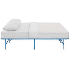 Modway - Horizon Acier inoxydable Cadre de lit queen-lit, Bleu clair-Cadre en acier inoxydable robuste