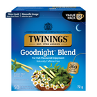 Twinings - Sachets de tisane pour l’heure du coucher - paquet de 50-Préparée avec de la camomille, de la menthe verte, de la citronnelle, des feuilles d’oranger, de l’écorce de citron et des baies d’aubépine pour une tisane douce et onctueuse