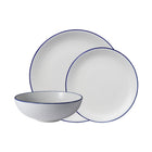 Casa Domani - Service de dîner Café Blue 12 pièces-Fait de porcelaine