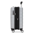 Travelpro - Odyssey 19.5 po Valise de Cabine Rigide à Roulettes Pivotantes - Gris Nuage-La poignée brevetée PowerScope se verrouille en deux positions pour s'adapter à des utilisateurs de différentes tailles