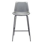 Zuo - Byron Tabouret de bar - Gris-Rembourrage moelleux et confortable