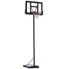 Soozier – Panier de basketball ajustable de 5 à 10 pi-Cadre en acier massif avec panneau arrière en PC – solide et durable 
