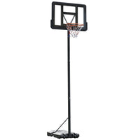 Soozier – Panier de basketball ajustable de 5 à 10 pi-Cadre en acier massif avec panneau arrière en PC – solide et durable 
