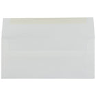 JAM Paper Enveloppes livret Strathmore papier vergé avec fermeture gommée, 4 1/8 x 9 1/2 po, blanc brillant, 1000/pqt-Taille : Nº 10, 4 1/8 x 9 1/2 po