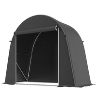 Outsunny - Abri portable 8 pi x 4 pi-La housse améliorée de 200 g/m² offre une protection imperméable renforcée  
