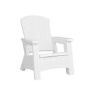 Suncast - Chaise Adirondack avec rangement - Blanc-Capacité d’assise : 375 lb.