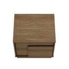 Manhattan Comfort - Table de nuit moderne Horizon 21,7" - Érable-17,7 po L x 21,7 po l x 19,9 po H