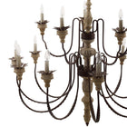 Modway - Nobility Plafond à lumière suspendue Chandelier candélabre-Chaîne métallique de 45,3" avec fixation murale affleurante