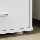 HOMCOM - Bureau d'ordinateur avec tiroirs - 57,1 po L x 19,7 po l x 29,5 po H - blanc-Assemblage requis 