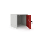 Ceha Canada - Caisson-casier cubique OKK de 12 po - Porte rouge-CONCEPTION MODULAIRE : Trou pré-percés sur les côtés, le dessus et le dessous pour un boulonnage facile et l'expansion de vos unités de rangement