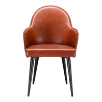 Zuo - Silloth Chaise de salle à manger - Brun-Confort moelleux et rembourrage durable
