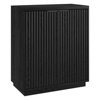 Hudson&Canal - Meuble d'appoint Mansfield de 71 cm de largeur, , grain noir-Design contemporain moderne pour votre bureau à domicile, votre chambre ou vos espaces de vie