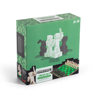 The Noble Collection - Minecraft jeu d'échecs – Overworld Heroes vs. Hostile Mobs-Age: 8+
