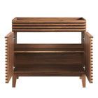Modway - Render 36" Armoire à coiffeuse de salle de bain - Noyer-6