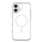 AXS - Crystal Shield Étui D3O fabriqué avec du plastique recyclé MagSafe compatible pour Apple iPhone 16 Plus - Clear-Protection anti-UV pour afficher clairement le design original de votre cellulaire