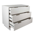 Manhattan Comfort - Granville commode et chiffonnier modernes - blanc - ensemble de 2-17,72 po L x 37,80 po l x 48,98 po h