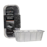 Blackstone - Doublures de godet à graisse pour camping Adventure Ready, Paquet de 10-Doublures jetables pour tasse à graisse arrière