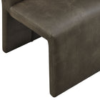 Modway - Emory Cuir végane Fauteuil d’appoint de salle à manger - Champignon-9