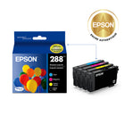 Epson - Cartouches d'encre 288 DURABrite Ultra - Capacité standard - Noir/Couleur CMJ-Manipulation sans souci - impressions résistantes au maculage, à la décolouration et à l’eau