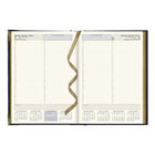 Brownline - 2027 agenda quotidien Executive avec reliure cousue – 10 3/4 po x 7 3/4 po – couleurs assorties – trilingue-Couleurs assorties