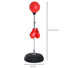 Soozier - Sac de boxe avec support pour adultes et adolescents-La balle de boxe intégrée en PU est plus robuste et résistante aux chocs 