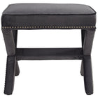 Modway - Rivet Banc - Gris-Capacité de poids des ottomans : 331 lb.
