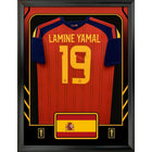 Frameworth - Coupe du Monde FIFA 2026 Officielle Espagne Lamine Yamal Cadre Réplique de Maillot - 25,75 po x 33,75 po-Présentoir encadré de réplique de maillot sous licence officielle de la Coupe du Monde FIFA 2026 mettant en vedette Lamine Yamal.