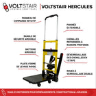 Voltstair - Hercules Diable Électrique Monte-Escaliers - Capacité 500 Lb-Commandes à bouton-poussoir avec réglages de vitesse variables pour une manipulation précise