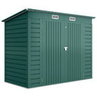 Outsunny - remise de jardin extérieure 8 x 4 pi - vert-Sept colonnes de support avec poutres transversales et kit de fondation pour une stabilité renforcée

