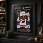 Frameworth - Jordan Staal 16 po H x 20 po l Cadre signature réplique Carolina Hurricanes Champions de la Coupe Stanley 2026 - Sous licence officielle LNH/AJLNH-Format fini 16x20 pouces pour salon, bureau, salle de sport ou espace de collection