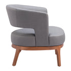 Zuo - Penryn Fauteuil d’appoint - Gris ardoise-Garantie limitée de 3 ans