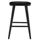 Modway - Saville Dos sans dos Tabourets de comptoir - Noir - Ensemble de 2-8