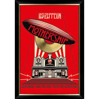 Led Zeppelin Mothership with Gold Vinyl - Impression encadree - 27" x 38"-Qualité supérieure - music memorabilia