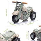 Qaba - Voiture pousse-pousse pour bébé avec musique, Bubble - blanc crème-Fabriqué en plastique solide et en métal pour une utilisation prolongée 
