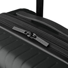 Bugatti - Valise cabine rigide 21.50po à roulettes pivotantes de la collection Berlin - Charbon-Conception extensible offrant jusqu’à 20 % d’espace de rangement supplémentaire